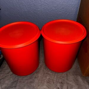 Tupperware Storage Canisters 6pc